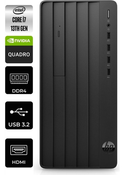 Hp Pro Tower 290 G9 Intel Core I7-13700 16GB 1tb SSD Quadro T1000 4gb Freedos 8T2W9ES-180