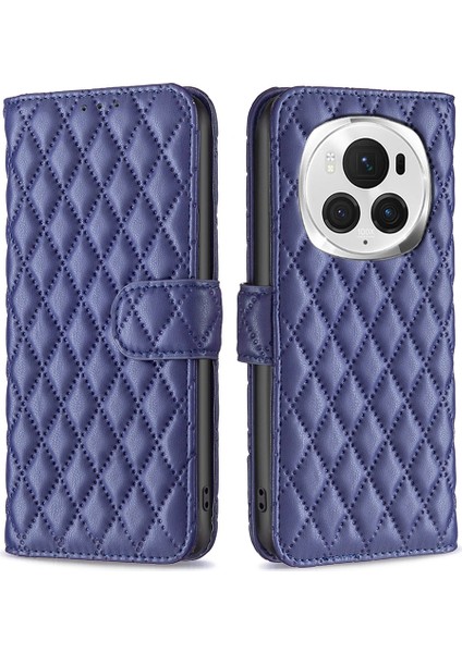 Honor Magic6 Pro 5g Pu Deri Mat Yüzey Telefon Standı Kapağı (Yurt Dışından)
