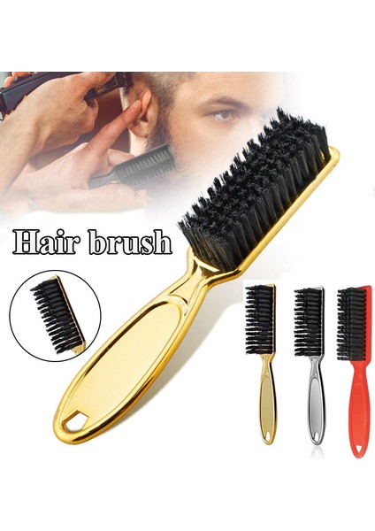 Açık Kahverengi Sakal Şekillendirici Fırça Saç Tarak Makas Temizleme Fırçası Vintage Tıraş Sakal Fırçası Berber Yağı Kafa Şekli Oyma Temizleme Fırçası (Yurt Dışından) fiyatları