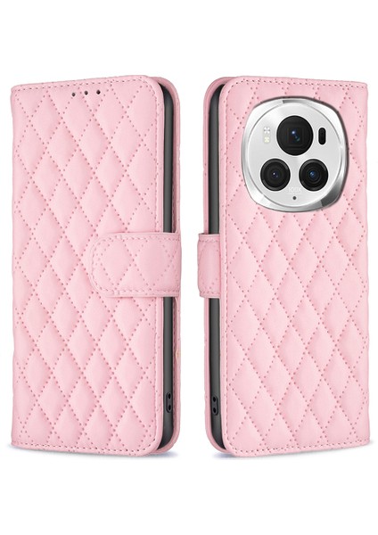 Honor Magic6 Pro 5g Pu Deri Mat Yüzey Telefon Standı Kapağı (Yurt Dışından)