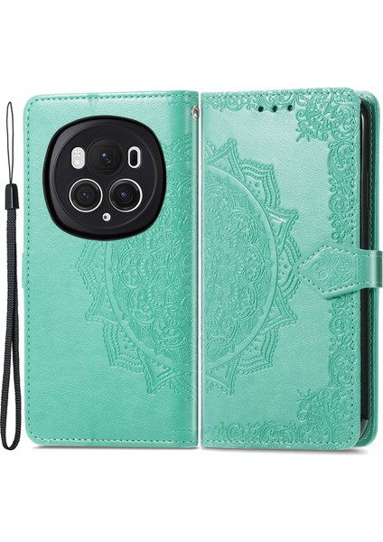 Honor Magic6 Pro 5g Pu Deri Çizilmez Cüzdan Telefon Kılıfı Standlı (Yurt Dışından)