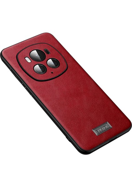 Honor Magic6 Pro 5g Pu Deri Kaplamalı Tpu + Pc Telefon Arka Kapak (Yurt Dışından)