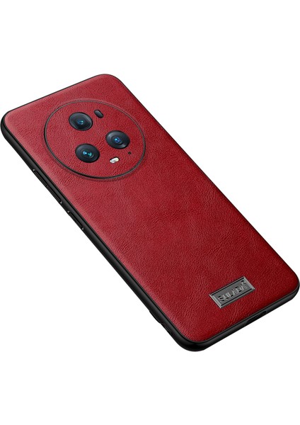 Honor Magic5 Pro Deri Kaplamalı Tpu + Pc Koruyucu Kapak (Yurt Dışından)