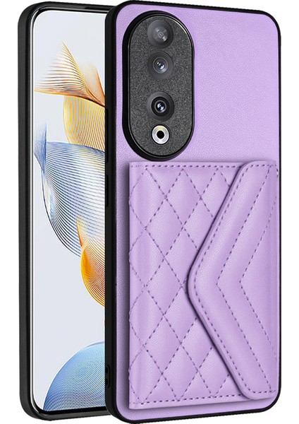 Honor 90 Kickstand Rfıd Engelleme Telefon Kartı Kılıfı (Yurt Dışından)