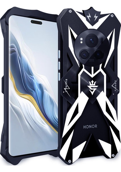 Honor Magic6 Pro 5g Darbeye Dayanıklı Case Arka Alüminyum Alaşımlı Telefon Koruyucu Kapak (Yurt Dışından)