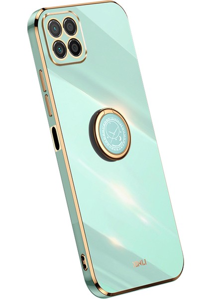 Honor X8 5g Tpu Kılıf Galvanik Kenar Kickstand Koruyucu Kapak (Yurt Dışından)