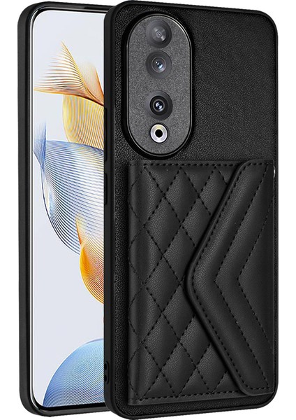 Honor 90 Kickstand Rfıd Engelleme Telefon Kartı Kılıfı (Yurt Dışından)