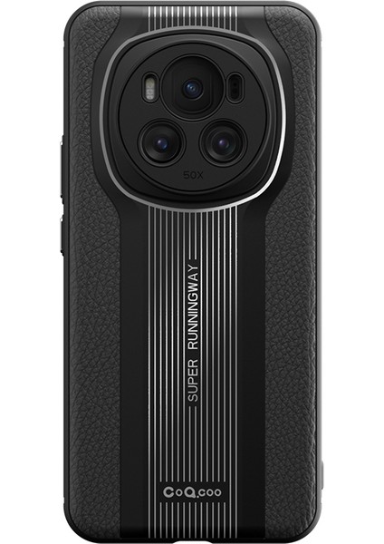 Honor Magic6 5g Ince Pu Deri Kaplamalı Akrilik+Tpu Telefon Kapağı (Yurt Dışından)