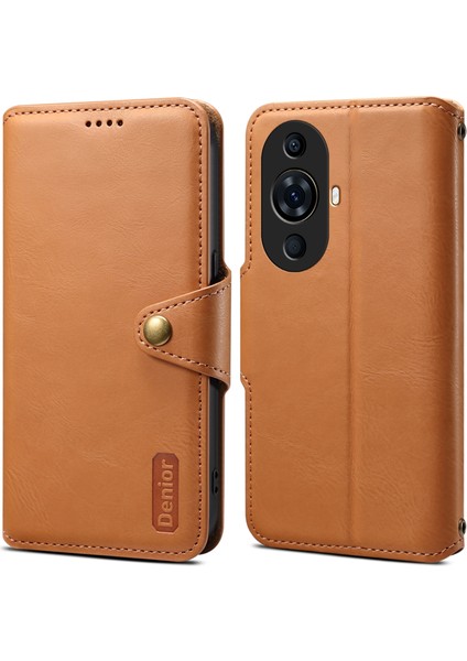 Huawei Nova 11 Pro / Nova 11 Ultra Deri + Tpu Cüzdan Telefon Kılıfı (Yurt Dışından)