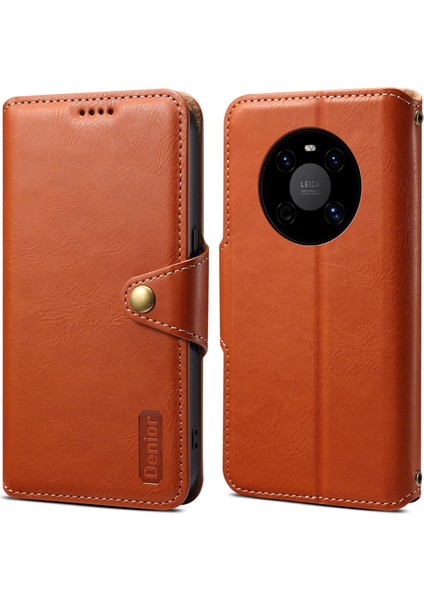 Huawei Mate 40 Deri Telefon Koruma Kapağı (Yurt Dışından)