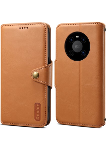 Huawei Mate 40 Deri Telefon Koruma Kapağı (Yurt Dışından)