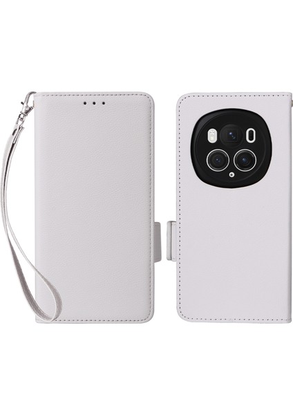 Honor Magic6 Pro 5g Pu Deri Cüzdan Manyetik Toka Damla Korumalı Kapak (Yurt Dışından)