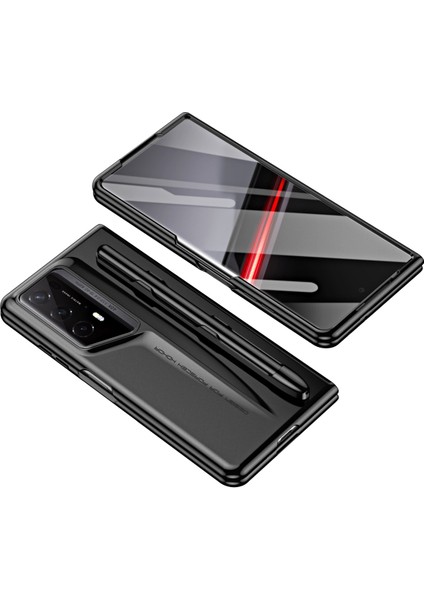 Honor Magic V2 Rsr Temperli Cam Filmi Sert Pc Telefon Kapağı Kalem Yuvası ile (Yurt Dışından)