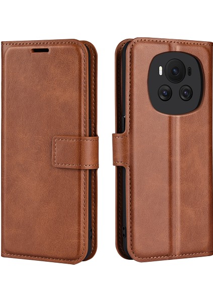 Honor Magic6 5g Cüzdan Manyetik Kapatma Pu Deri Telefon Kapağı (Yurt Dışından)