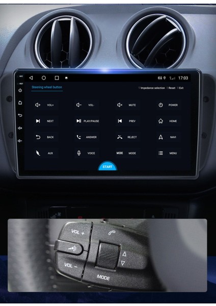 Seat Ibiza 2009-2016 Android Multimedya Carplayli 9 Inc Hd IPS Ekran 2GB/32GB Kamera Hediyeli indirimleri