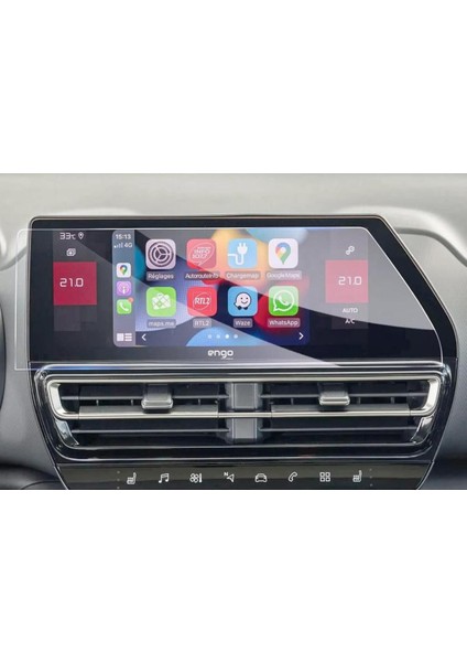 Citroen C5 Aircross 10 Inç Mat Ekran Koruyucu Multimedya