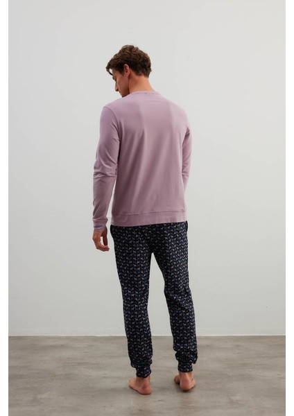 Erkek Pamuklu Uzun Kollu Pijama Üstü fırsatları