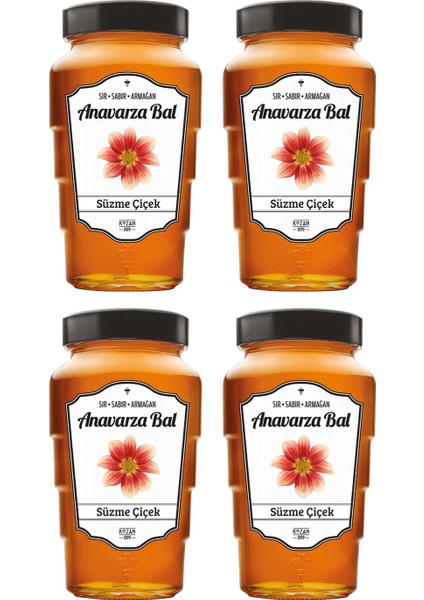Süzme Çiçek Balı 850 gr x 4 Adet