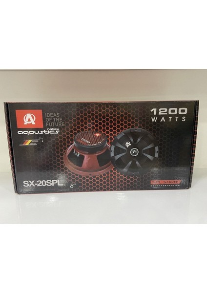 Netex Aqoustics SX-20SPL 20 cm Spl Midrange 1200 Wat 150 Rms