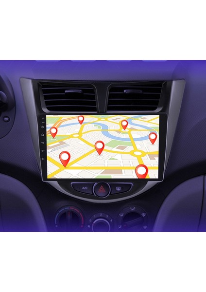 Hyundai Accent Blue Multimedya Carplay 9 Inc Hd IPS Ekran 4GB/64GB Android 12 Kamera Hediyeli