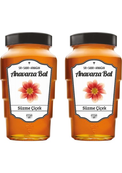 Süzme Çiçek Balı 850 gr x 2 Adet