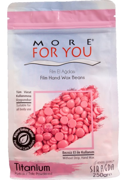 More For You Boncuk Ağda Titanyum (Pembe) 250 gr