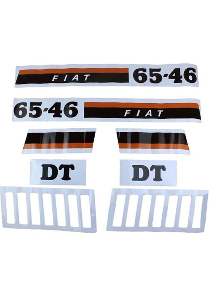 Fiat 65-46 Traktör Yan Yazı Takımı