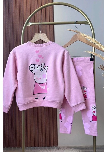 Atelier Linny Kız Çocuk Peppa Pig Baskılı Alt Üst Takım