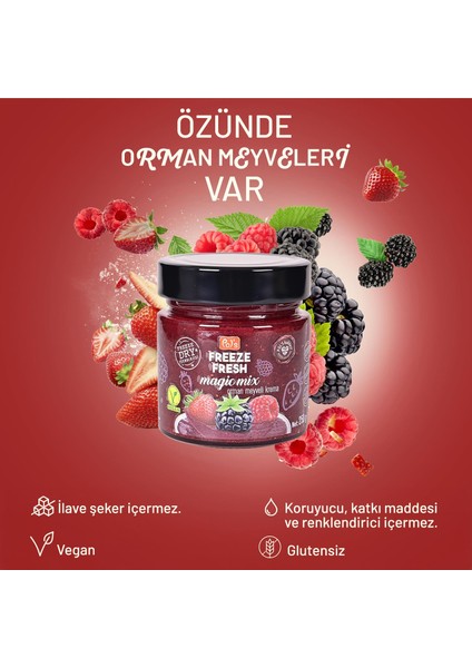 Freeze Fresh Orman Meyveli Magic Mix 250 G