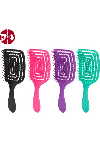 Yeşil Dolaşık Açıcı Fırça Kıvırcık Saç Derisi Masaj Tarak Kadınlar Için Islak Kıvırcık Detangle Saç Fırçası Salon Kuaförlük Şekillendirici Araçları (Yurt Dışından) fırsatları