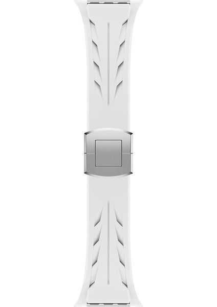 Apple Watch Ultra 2 49MM KRD-127 Metal Tokalı Uzunluk Ayarlı Silikon Kordon modelleri
