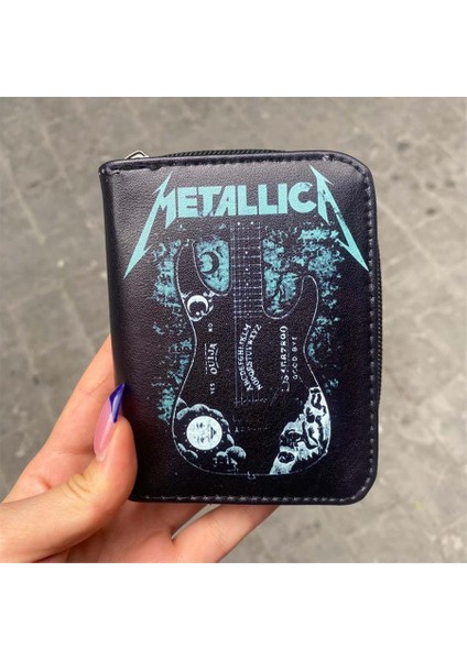 Metallica Hammett Guitar Kısa Cüzdan