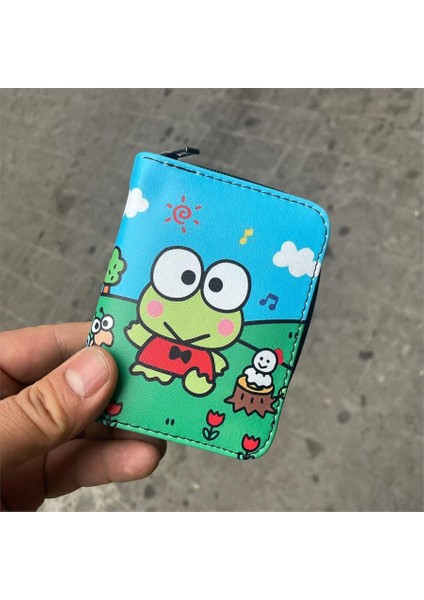 Sanrio Keroppi&bunny Cartoon Kısa Cüzdan