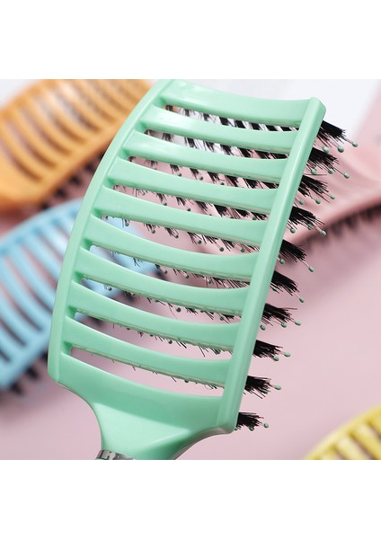 No.8 Kadın Islak Kıvırcık Detangle Saç Fırçası Saç Fırçası Saç Derisi Masaj Tarak Saç Fırçası Kıl ve Naylon Salon Kuaförlük Şekillendirici Aksesuarları (Yurt Dışından) fırsatları