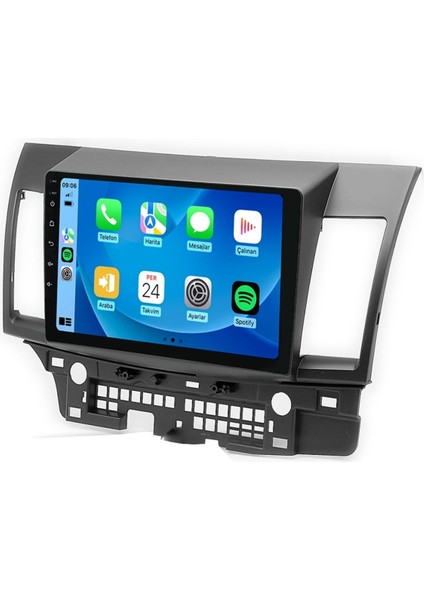 Mitsubishi Lancer 2008-20015UYUMLU Android Multimedia Navigasyon 4gb Ram 32GB Hafıza Carplay