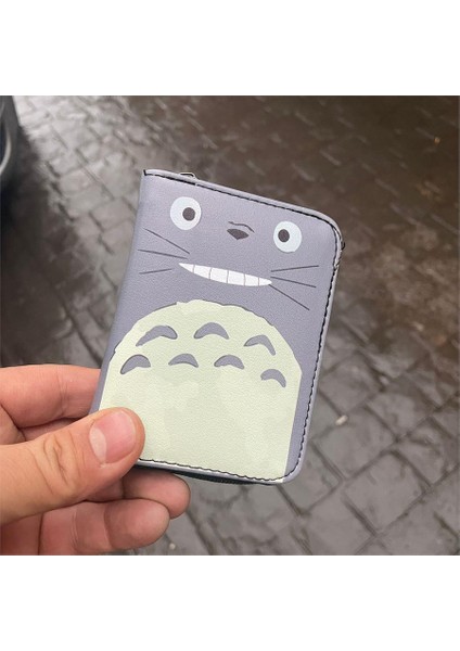 Anime Totoro Smile Kısa Cüzdan