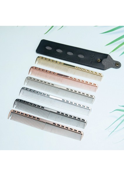 Kapak Küçük Boyutlu 1 Adet Metal Saç Tarak Profesyonel Kuaförlük Taraklar Saç Kesme Ölme Fırçası Taşınabilir Salon Saç Berber Aksesuarları Araçları (Yurt Dışından)