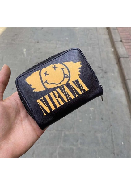 Nirvana Smiley Logo Kısa Cüzdan fiyatları