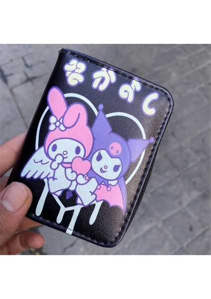 Anime Kuromi Heart Cüzdan