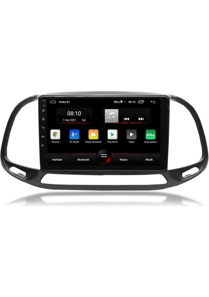 Fiat Doblo 2015+2022 Android 4GB/64GB Multimedya Carplay 9 Inc Hd IPS Ekran + Park Kamerası Hediyel fırsatları