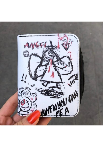 Gothic Vintage Preppy Kısa Cüzdan