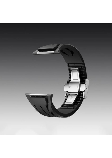 Apple Watch 7 8 Se 45MM KRD-127 Metal Tokalı Uzunluk Ayarlı Silikon Kordon indirimleri