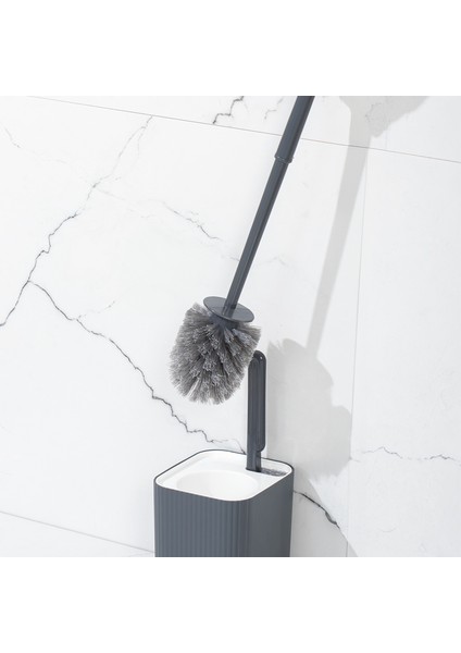 2038 Pratik Temizlik Tuvalet Fırçalığı Banyo Tuvalet Klozet Fırçası Wc Fırçası