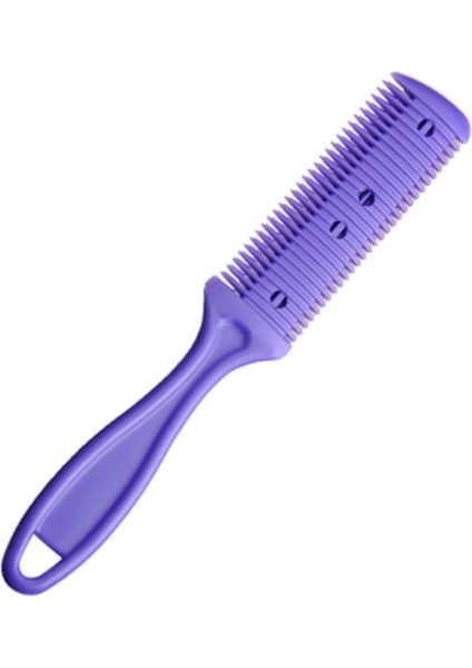 No.7 Saç Kesme Tarağı Siyah Saplı Saç Şekillendirici Fırçalar Jiletli Saç Kesme Inceltme Trimmin Kuaför Dıy Şekillendirici Araçları (Yurt Dışından)