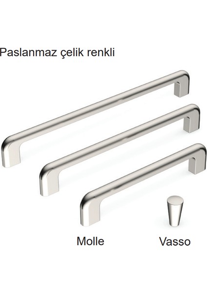 Molle Kulp Inox Renkli 128MM 2'li Avantaj Paket modelleri