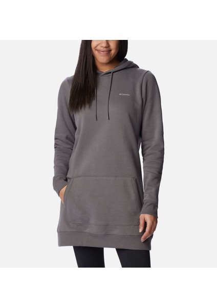 W Rush Valley Long Hoodie Bayan Kapüşonlu Sweatshirt