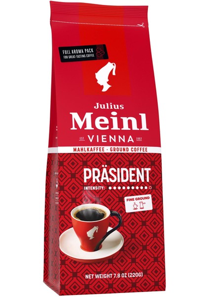 Julius Meinl President Filtre Kahve 220 gr