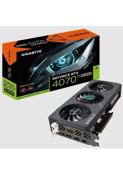 Gıgabyte Geforce GV-N407TSEAGLE OC-16GD 16GB GDDR6X 4070Tİ Super Eagle Oc GDDR6X Dlss 3 192BIT