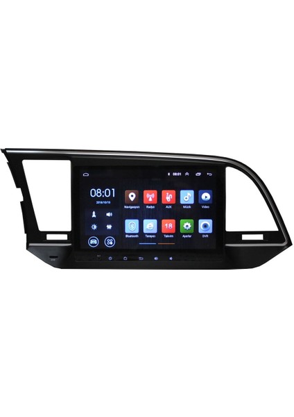 Hyundai Elantra Uyumlu Android Multimedya Kamera 9 Inç 2015-2018