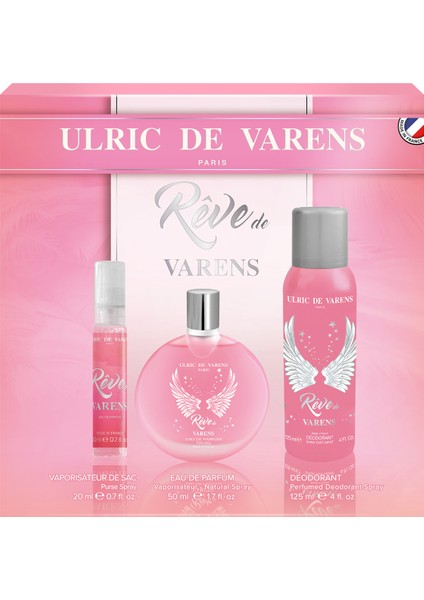 Rêve De Varens Set (Edp 50 ml + Deodorant 125 ml + Purse Spray 20 ml)